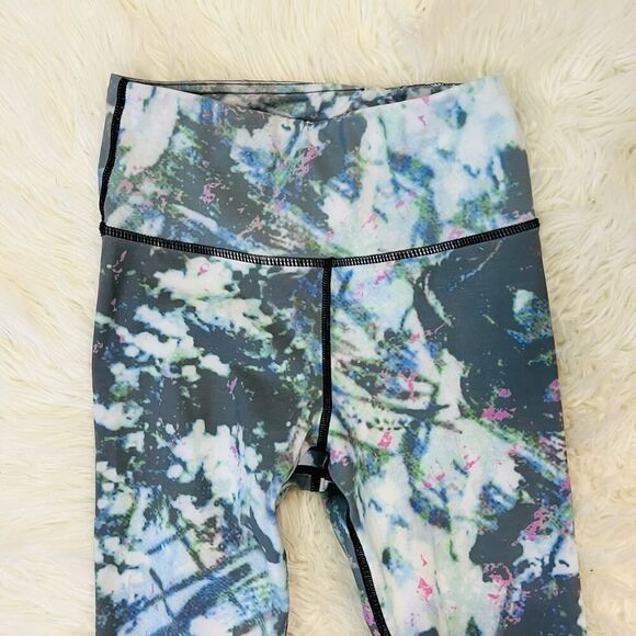 VIMMIA Watercolor printed athletic hi waist seamed athletic leggings size small - Picture 4 of 9